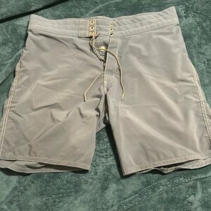 Birdwell Beach Britches board shorts size 34. Grey blue